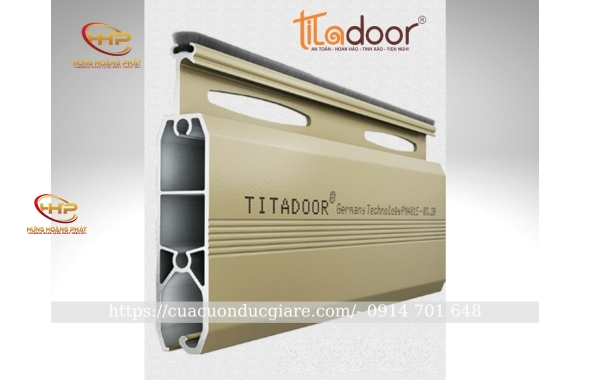 Cửa cuốn siêu thoáng công nghệ Đức Titadoor PM 481S