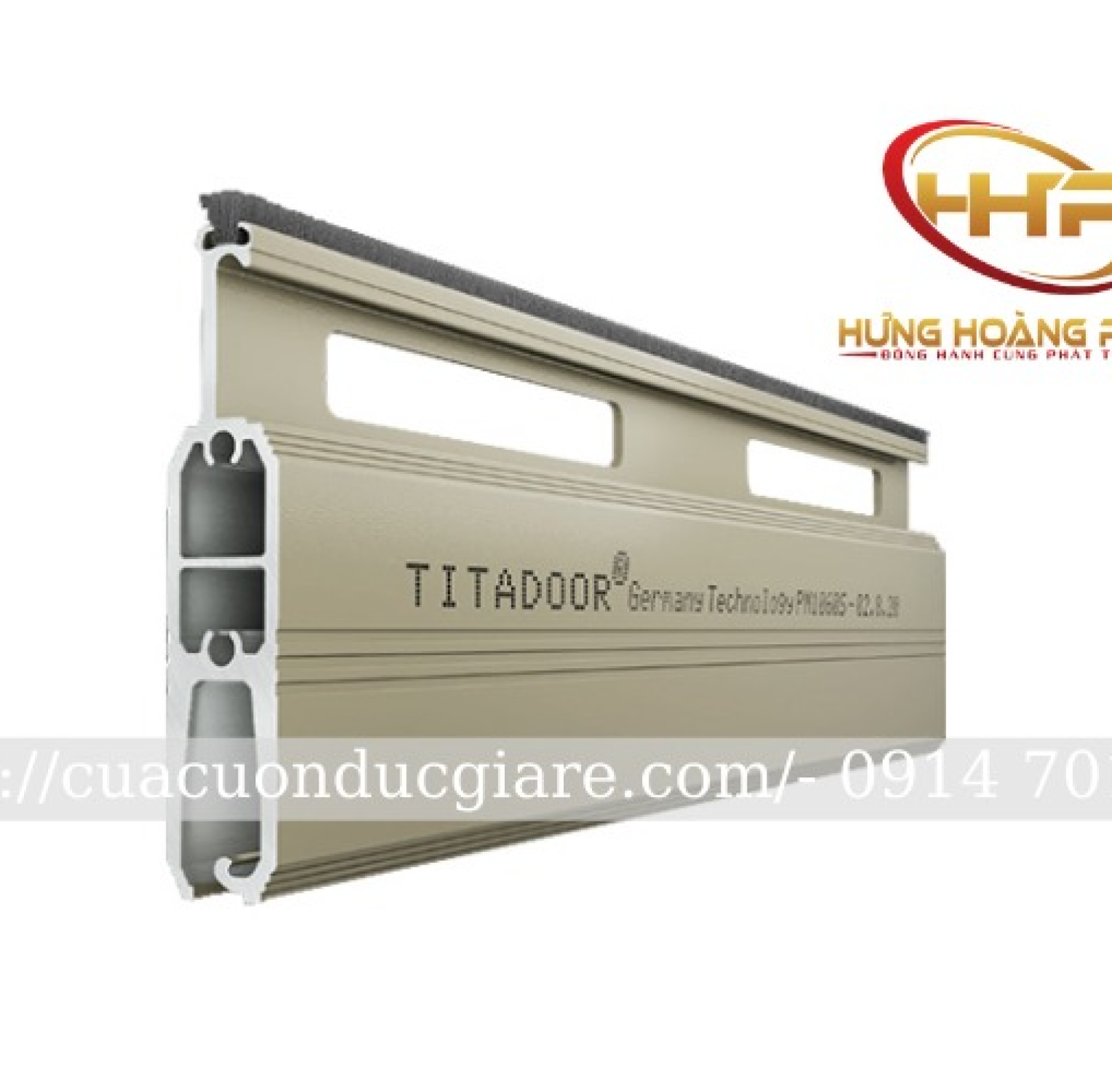 Cửa cuốn khe thoáng công nghệ Đức Titadoor PM-1060S