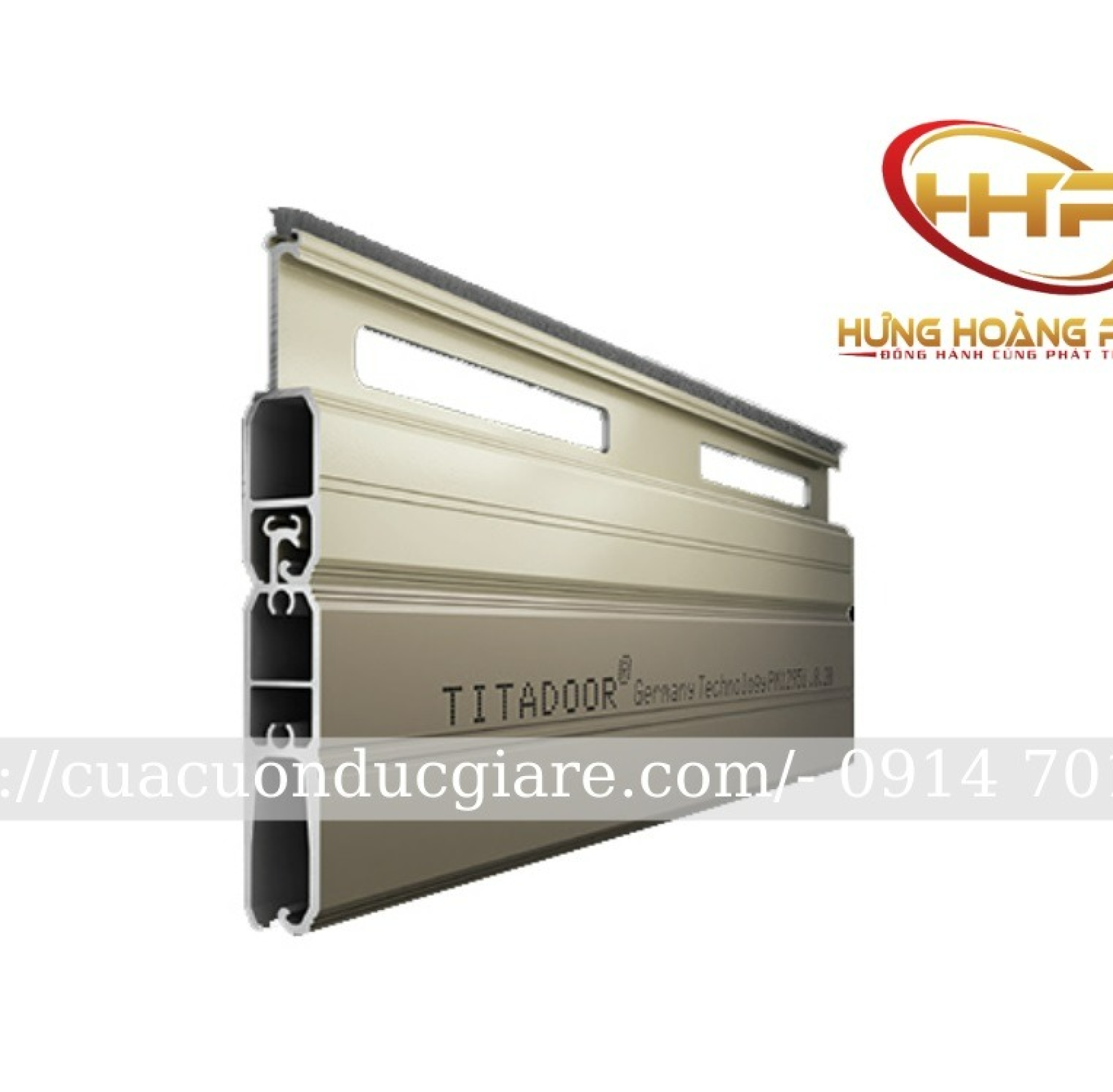 Cửa cuốn khe thoáng công nghệ Đức Titadoor PM-1095i