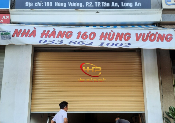 Thi công cửa cuốn quán ăn tại Bình Dương