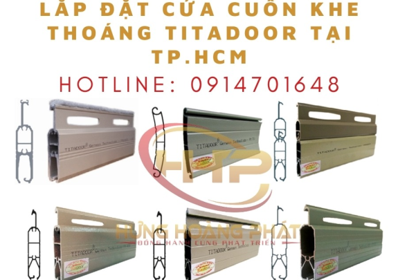LẮP ĐẶT CỬA CUỐN KHE THOÁNG TITADOOR TẠI TP.HCM