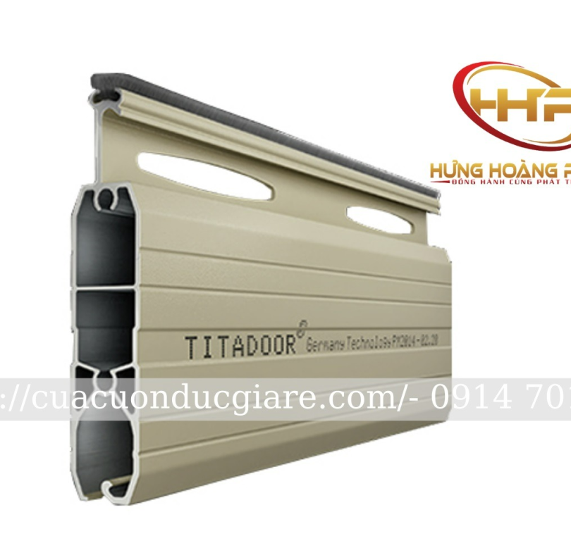 Cửa cuốn khe thoáng công nghệ Đức Titadoor PM-2014