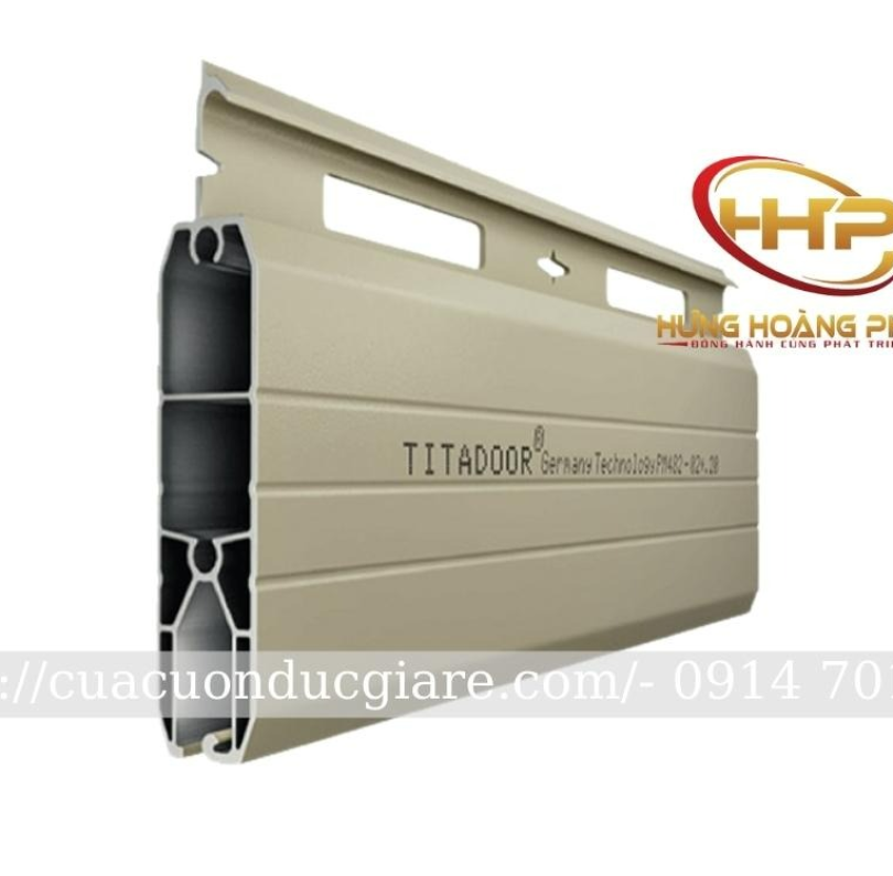 Cửa cuốn khe thoáng công nghệ Đức Titadoor PM 482*