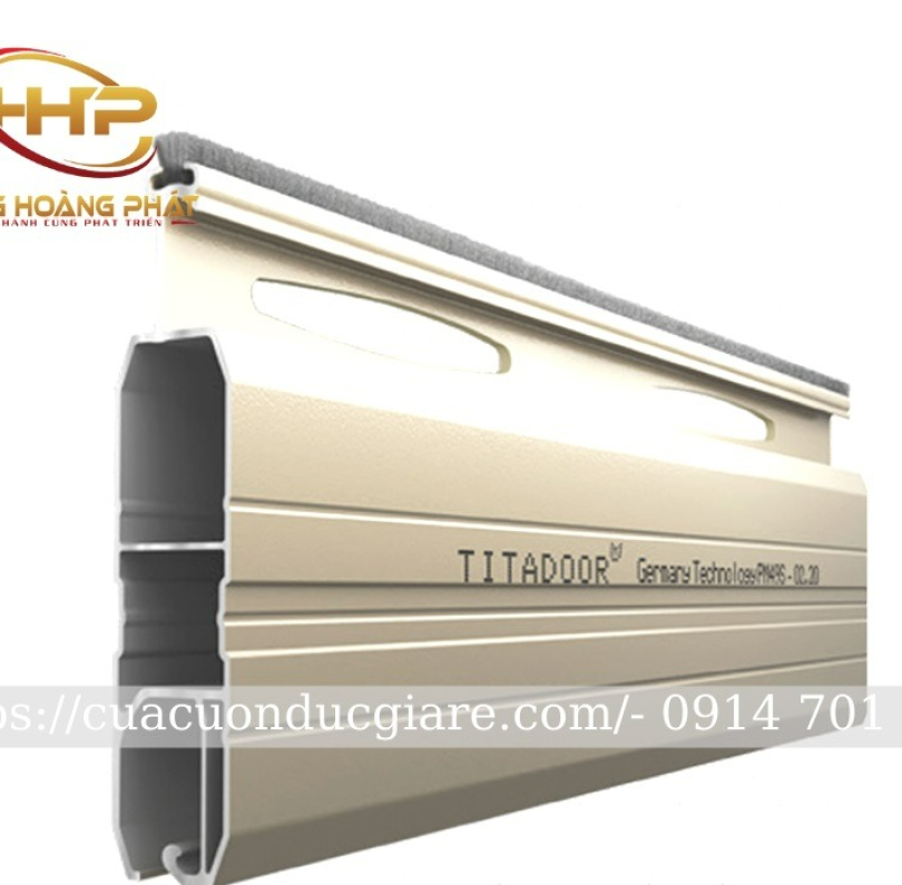 Cửa cuốn siêu thoáng công nghệ Đức Titadoor PM 49S