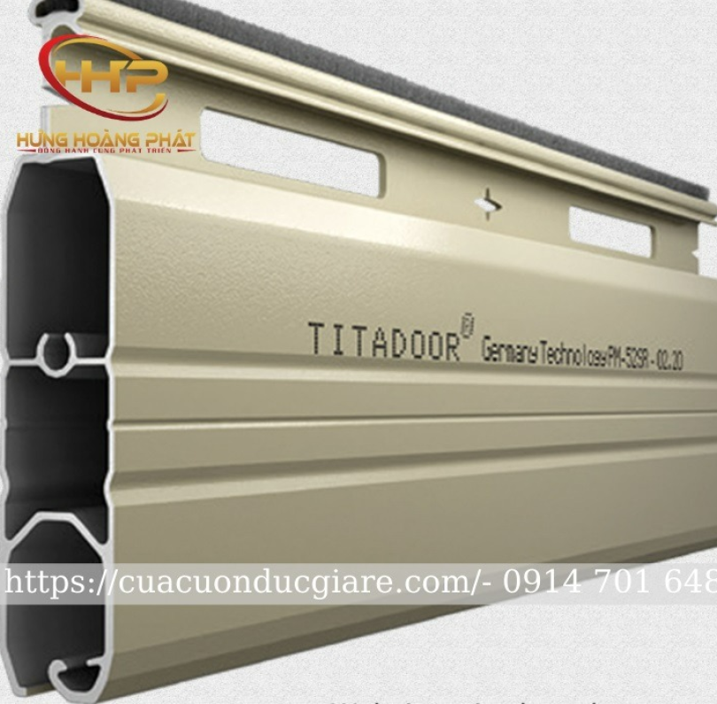 Cửa cuốn siêu thoáng công nghệ Đức Titadoor PM 52SR