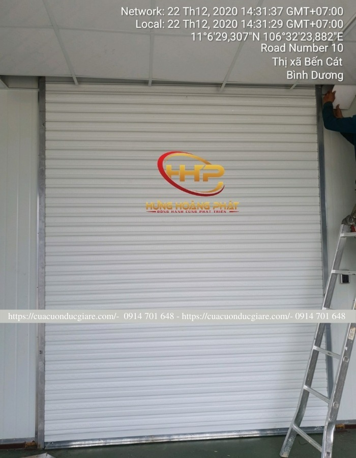 báo giá cửa cuốn tấm liền kéo tay