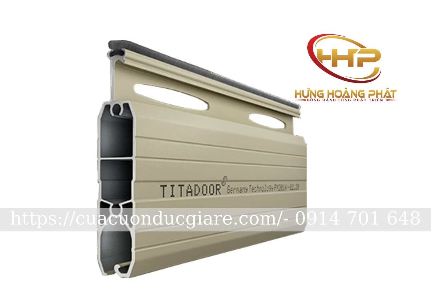 cửa cuốn khe thoáng công nghệ đức titadoor pm-2014