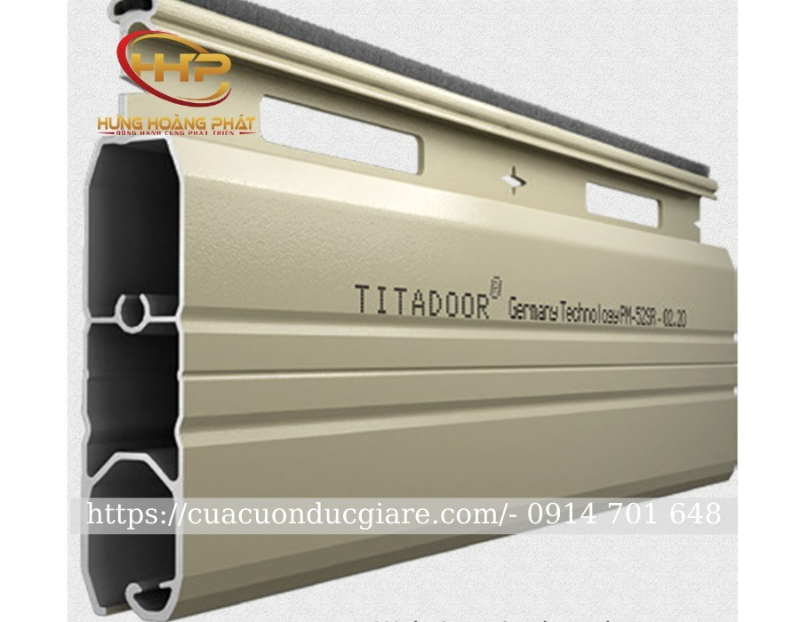 cửa cuốn siêu thoáng công nghệ đức titadoor pm 52sr
