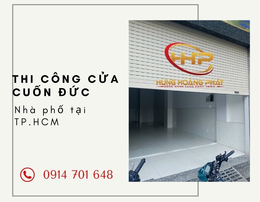 lắp đặt cửa cuốn đức chuyên nghiệp giá tốt tại quận 8