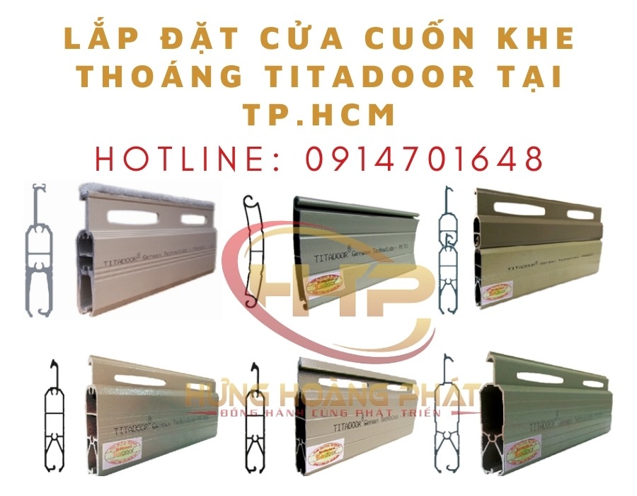 lắp đặt cửa cuốn khe thoáng Titadoor tại TP.HCM 
