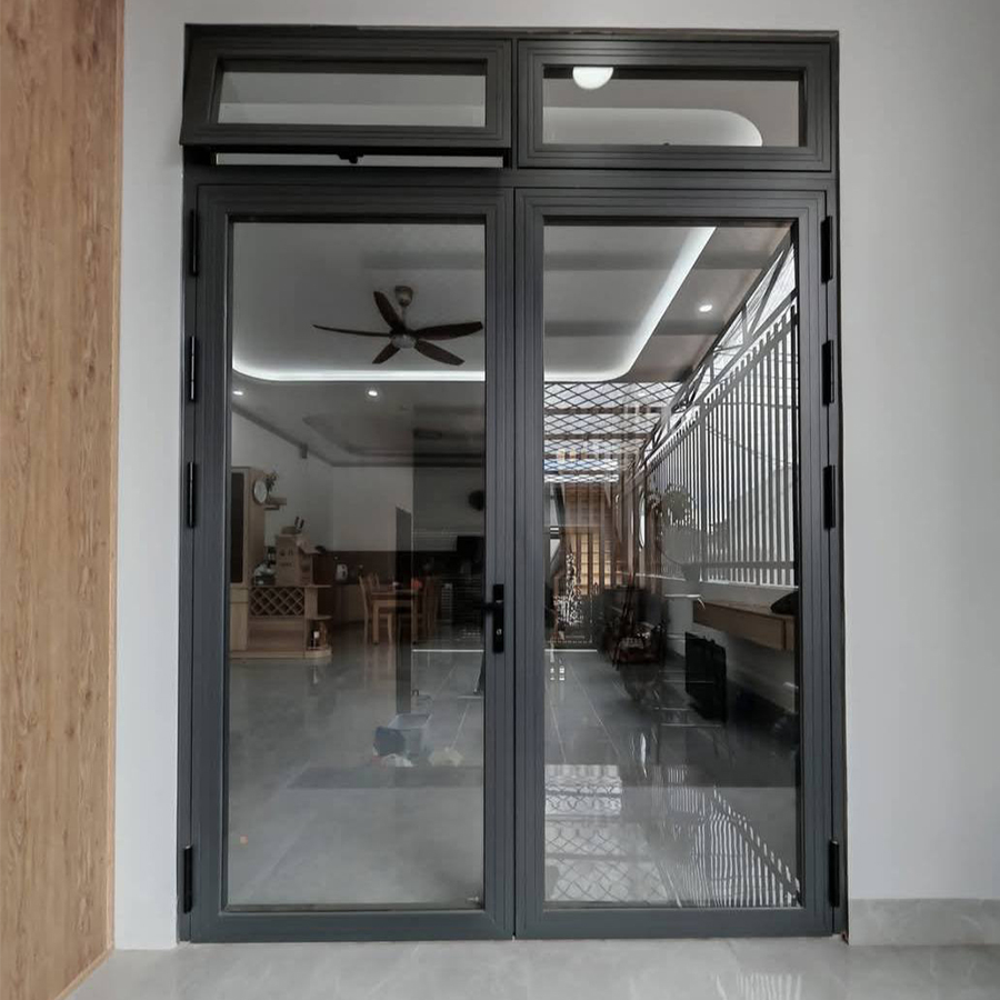 Lắp đặt cửa nhôm xingfa mặt tiền, cửa nhôm xingfa mặt tiền